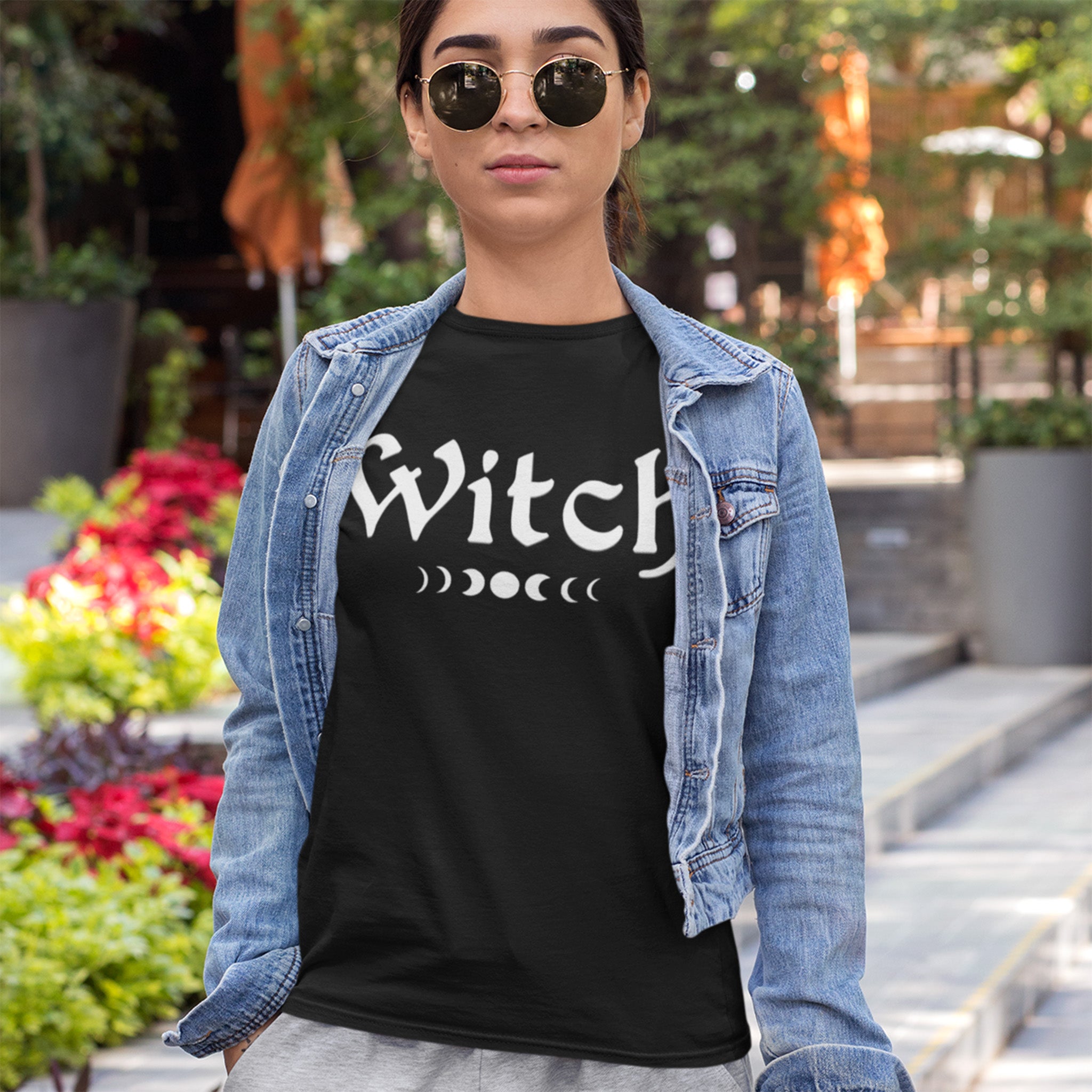 Witch With Moon Phases Tee